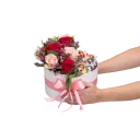 Květinový box s pralinkami